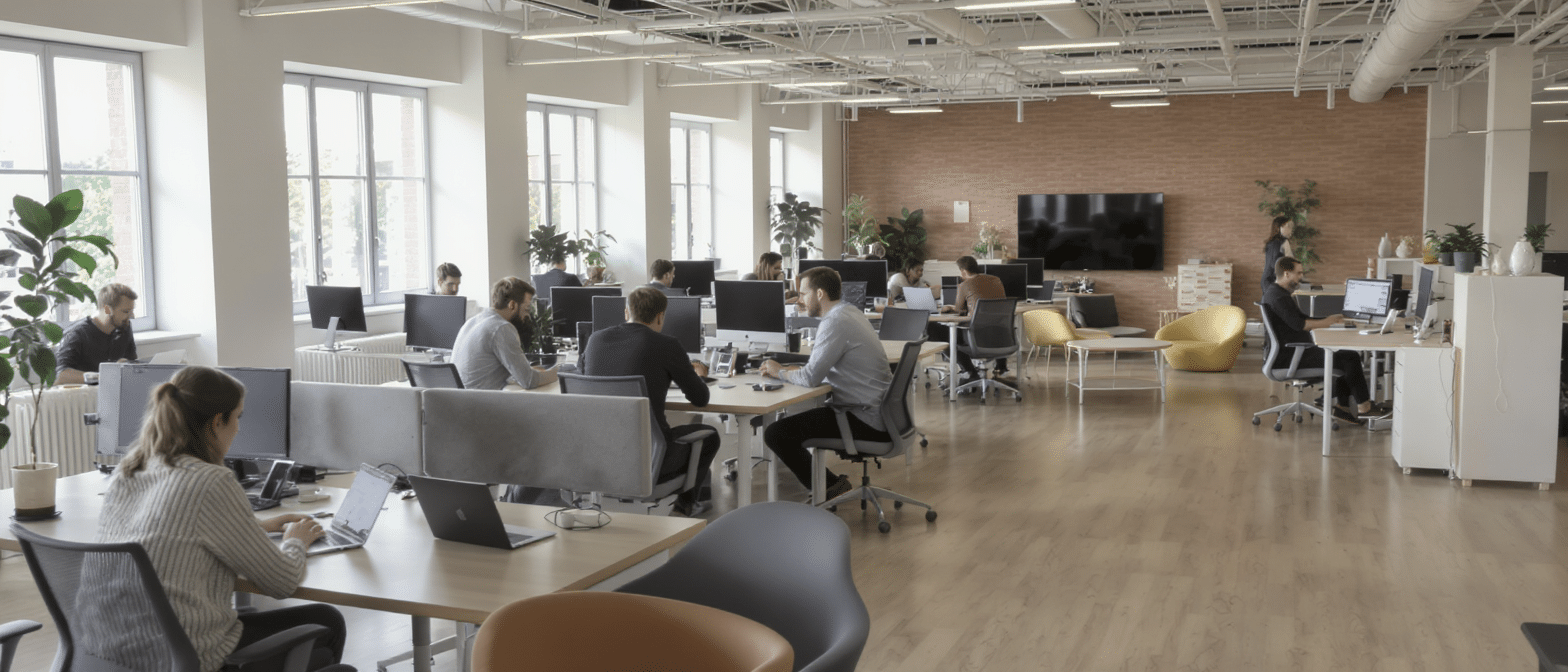 d&eacute;couvrez comment les bureaux flexibles et le coworking r&eacute;volutionnent l'espace de travail, offrant aux entreprises modernes flexibilit&eacute;, collaboration et productivit&eacute; optimis&eacute;e.