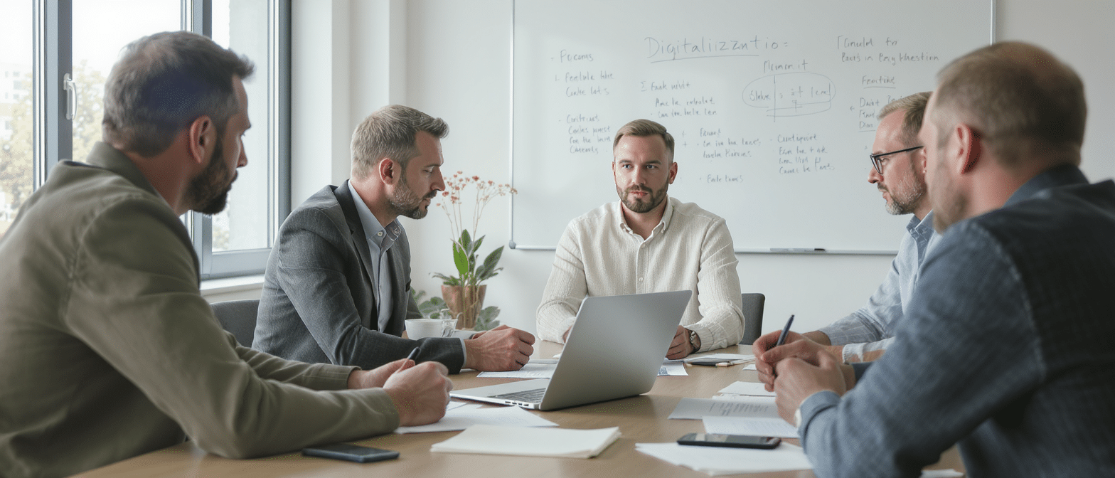 d&eacute;couvrez les &eacute;tapes cl&eacute;s pour r&eacute;ussir la digitalisation de votre entreprise et la moderniser efficacement gr&acirc;ce &agrave; des strat&eacute;gies adapt&eacute;es et des outils innovants.