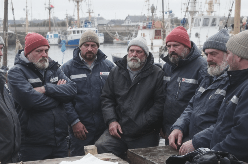 les p&ecirc;cheurs fran&ccedil;ais se rassemblent &agrave; cherbourg pour discuter des solutions face &agrave; une crise majeure impactant leur secteur.