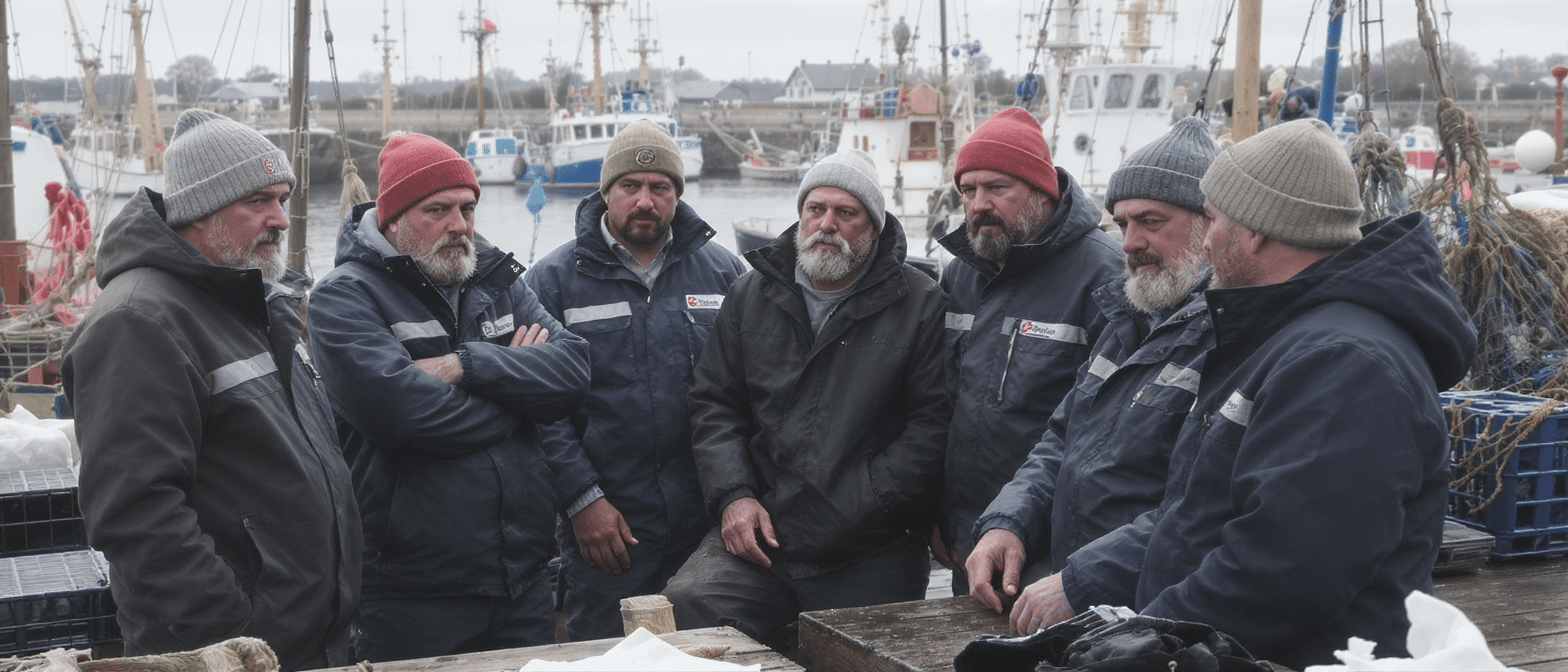 les p&ecirc;cheurs fran&ccedil;ais se rassemblent &agrave; cherbourg pour discuter des solutions face &agrave; une crise majeure impactant leur secteur.
